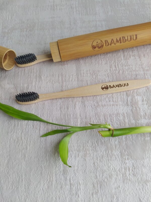 Kit 4 Cepillos Dentales BAMBUU Adulto - Imagen 7