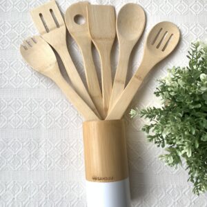utensilios de cocina de bambu